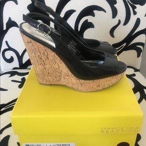 Kenneth Cole Reaction cork wedges.  Super comfy 💓